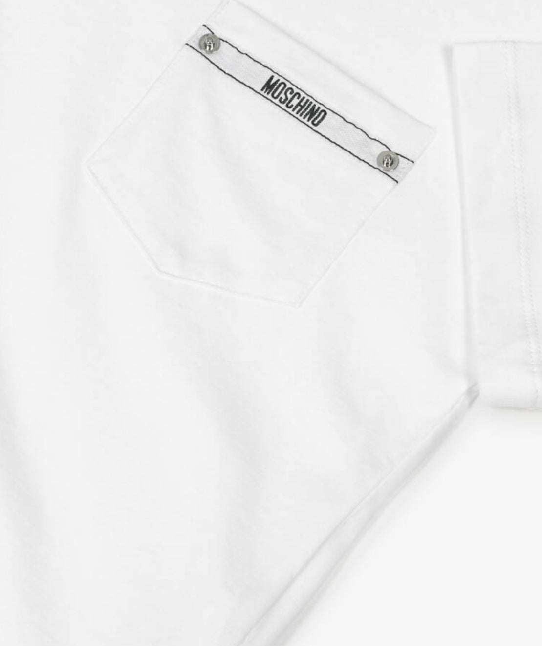 MOSCHINO BOYS BLACK & WHITE SHORTS SET HUM05M/HUQ02O