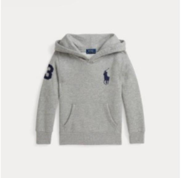 RALPH LAUREN GREY HOODED SWEATSHIRT 79316001