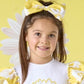 A DEE DAISY DREAMER DELORES YELLOW BOW WITH CLIP 2927 - DAISY YELLOW