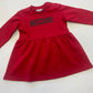 MOSCHINO BABY/TODDLER RED DRESS MDV0BT