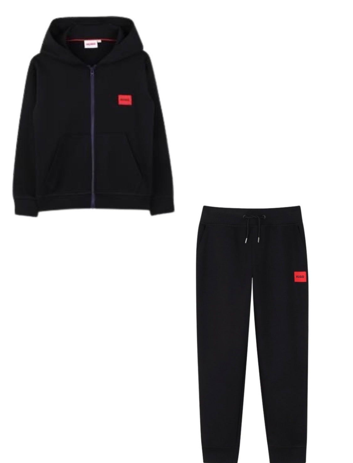 HUGO BOYS BLACK TRACKSUIT G01181/G01182