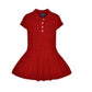 RALPH LAUREN GIRL RED CABLE KNIT DRESS 16526502