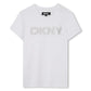 DKNY GIRLS WHITE T SHIRT D62406