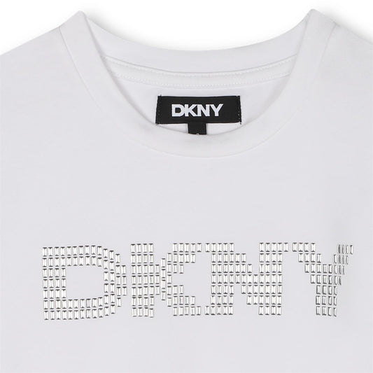 DKNY GIRLS WHITE T SHIRT D62406