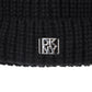 DKNY BLACK PULL ON BEANIE D62471