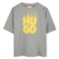 HUGO GREY/YELLOW T SHIRT G00338