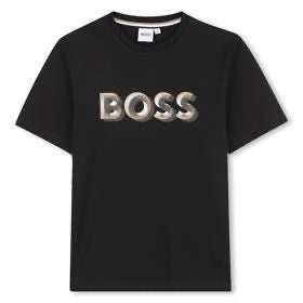 BOSS BOYS BLACK T SHIRT J52360