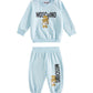 MOSCHINO BABY/TODDLER SKY BLUE TRACKSUIT M6K02P