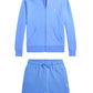 RALPH LAUREN BLUE ZIP UP SHORT SET 964134