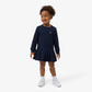 LACOSTE NAVY GIRLS PLEATED SKIRT DRESS 347901