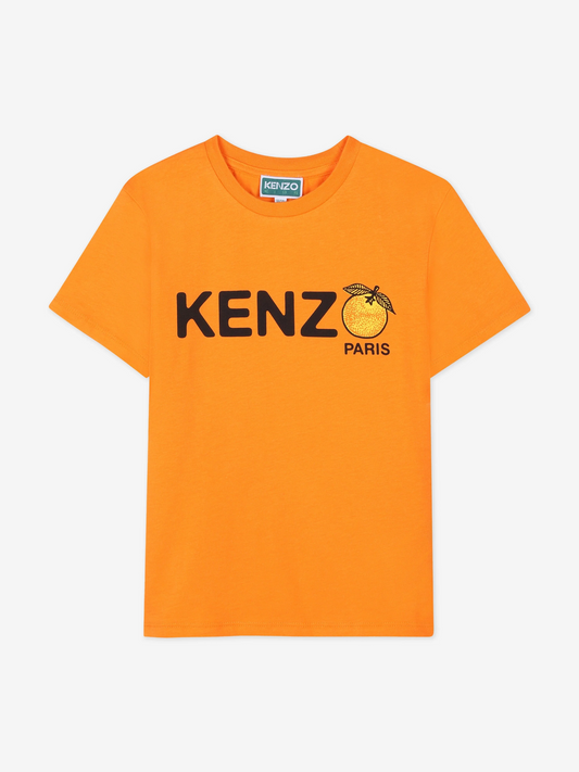 KENZO KIDS ORANGE T SHIRT K61141