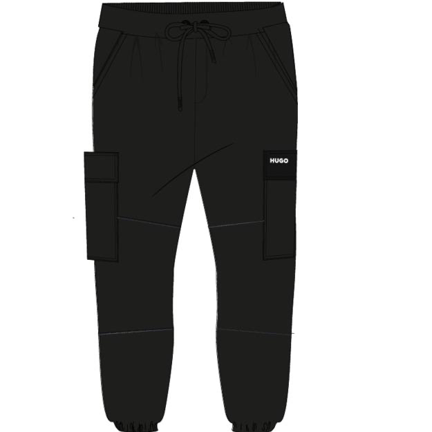 HUGO BLACK BOYS TRACKSUIT G00449/G00477