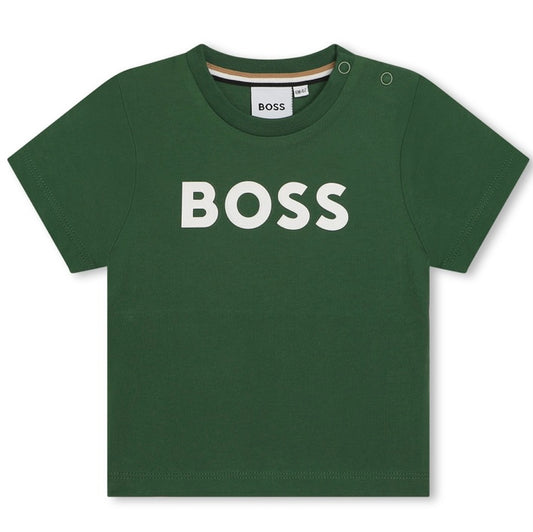 Boss Baby/Toddler Forest Green T shirt