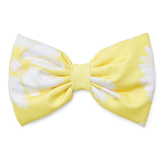 A DEE DAISY DREAMER DELORES YELLOW BOW WITH CLIP 2927 - DAISY YELLOW