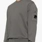 C.P. COMPANY BOYS DARK GREY  SWEATSHIRT CUF01I.