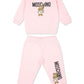 MOSCHINO BABY/TODDLER PINK TRACKSUIT M6K02P