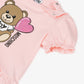 MOSCHINO BRIGHT PINK BABY/TODDLER DRESS MDV0C7