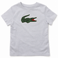 LACOSTE BOYS BLUE ULTRA DRY CROCODILE T SHIRT 947234