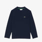 LACOSTE NAVY LONG SLEEVE T SHIRT