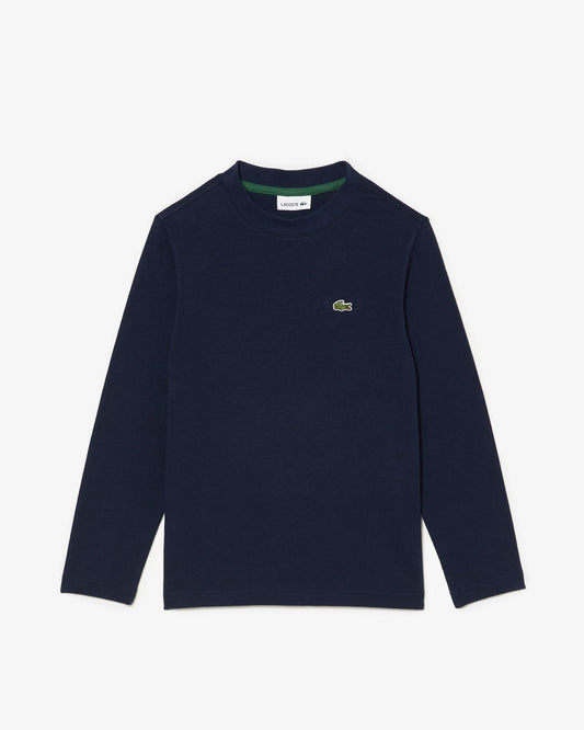 LACOSTE NAVY LONG SLEEVE T SHIRT