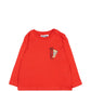 MOSCHINO BABY/TODDLER RED L/S T SHIRT MNO014