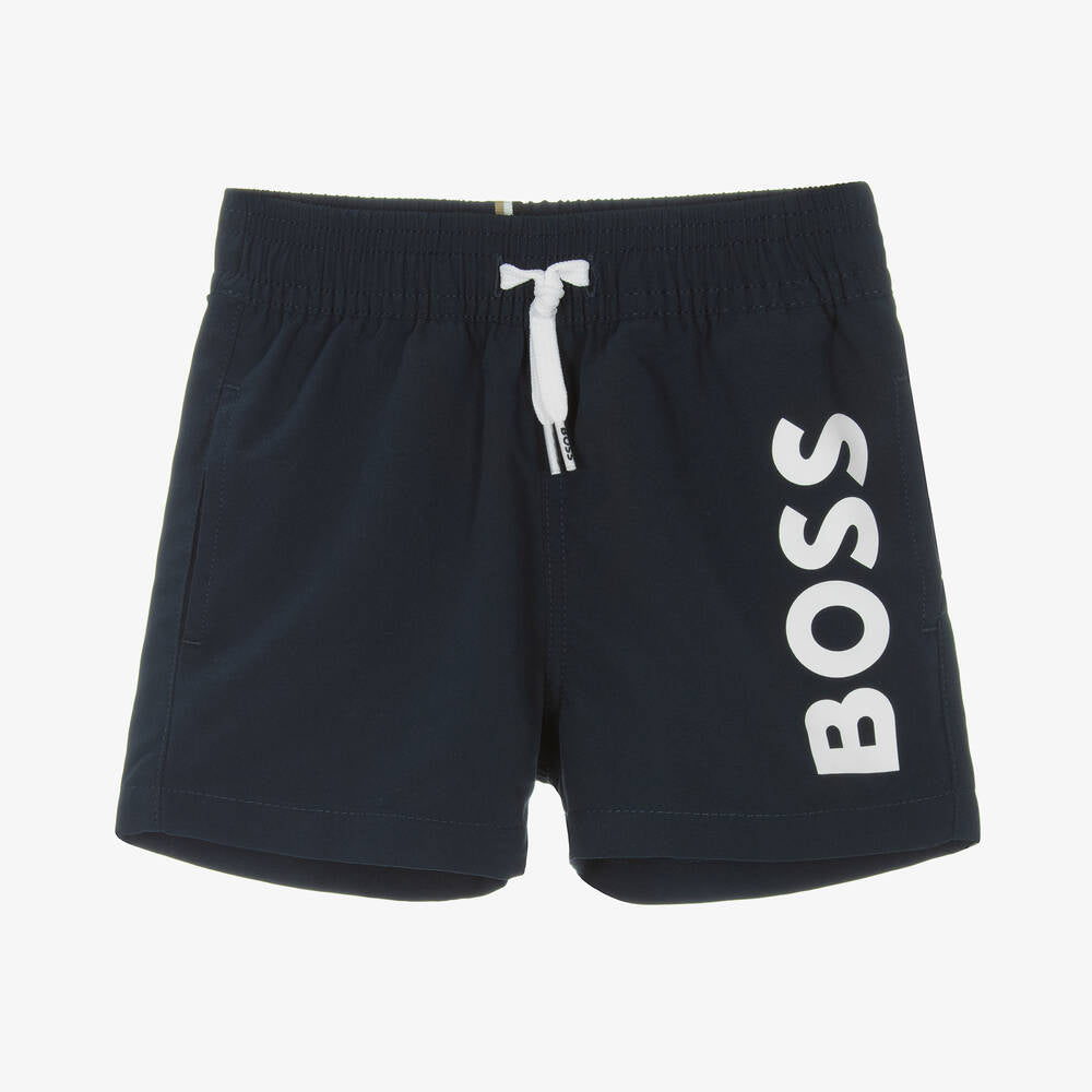 Boss Navy Toddler Swim shorts