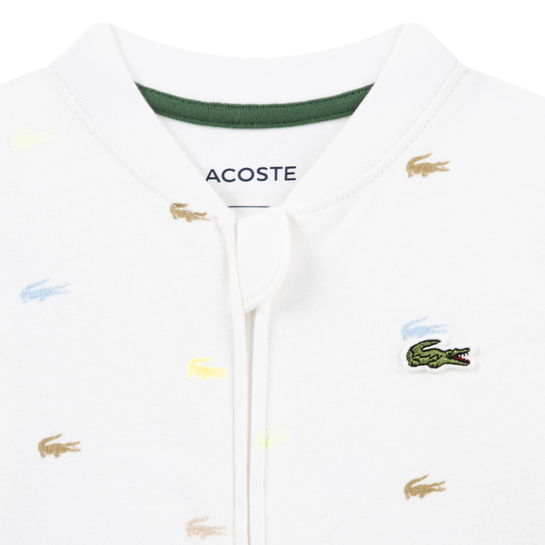 LACOSTE WHITE BABYGROW 547357