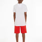 Tommy Hilfiger Boys White & Red Short Set