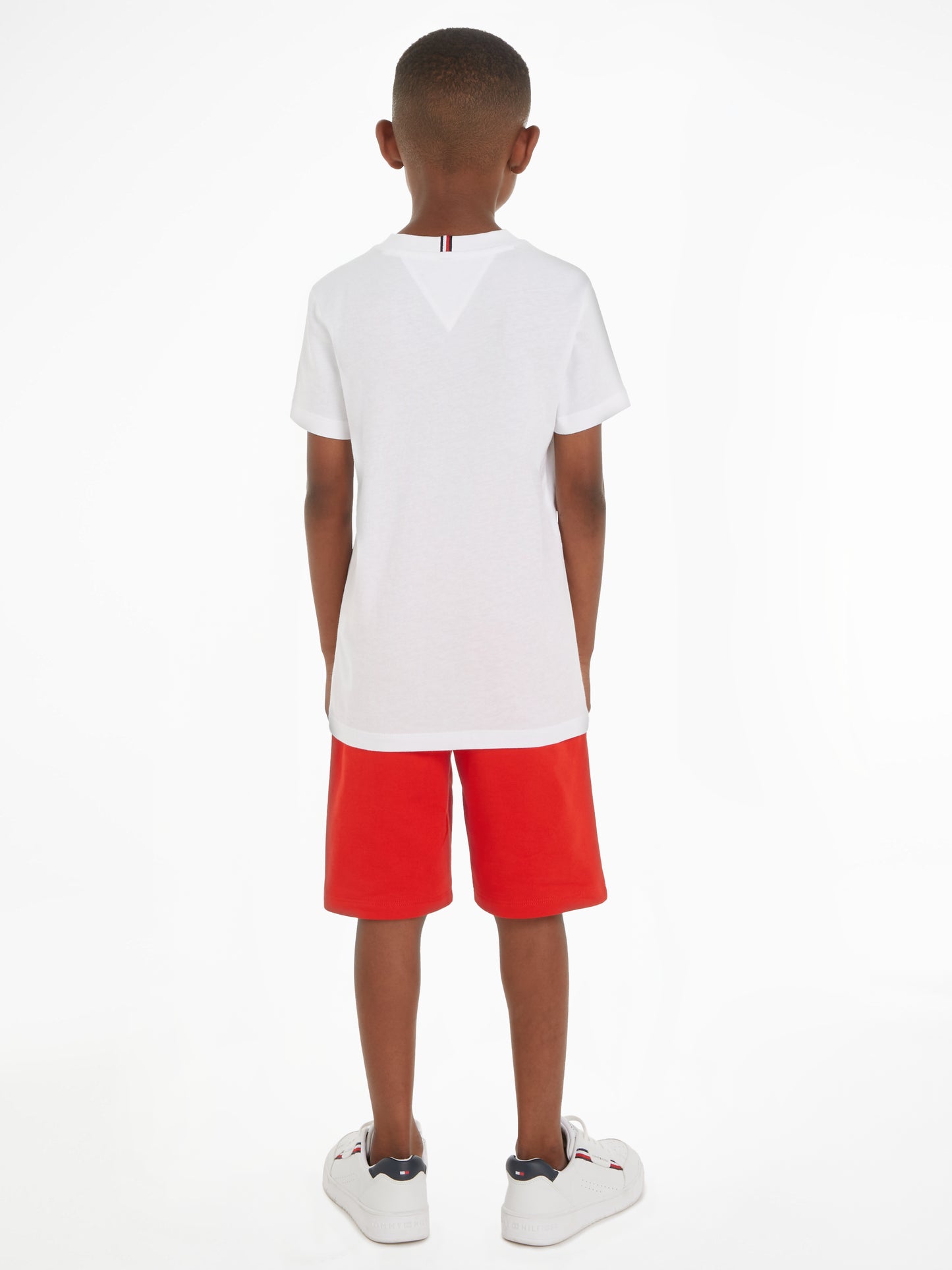 Tommy Hilfiger Boys White & Red Short Set