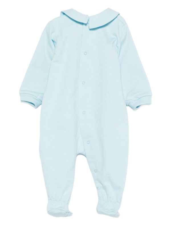 MOSCHINO NEW BORN SKY BLUE BABY GROW WITH GIFT BOX MUY098