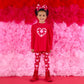 A DEE LOLA RED HEART LEGGINGS SET W251502
