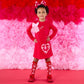 A DEE LOTUS RED HANDBAG DRESS W251706