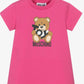 MOSCHINO BRIGHT PINK BABY/TODDLER DRESS MDV0C9