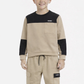 HUGO BOYS BEIGE/BLACK TRACKSUIT G00449/G00477