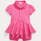 RALPH LAUREN BABY/TODDLER PINK ROMPER 910192