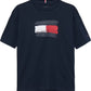TOMMY HILFIGER NAVY FLAG T SHIRT B101111