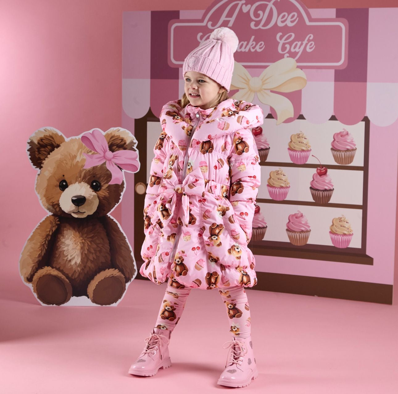 A DEE PINK BEAR LAUREN JACKET W252204
