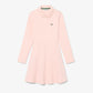 LACOSTE PINK PIQUE POLO DRESS 347900