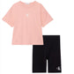 CALVIN KLEIN GIRLS CYCLE SHORTS SET