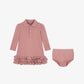 RALPH LAUREN BABY PINK DRESS/PANTS 78846503