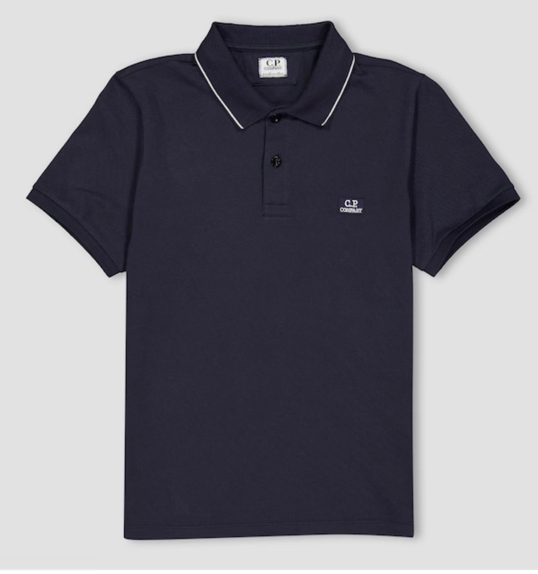 C.P.COMPANY BOYS NAVY POLO SHIRT CUM00Z