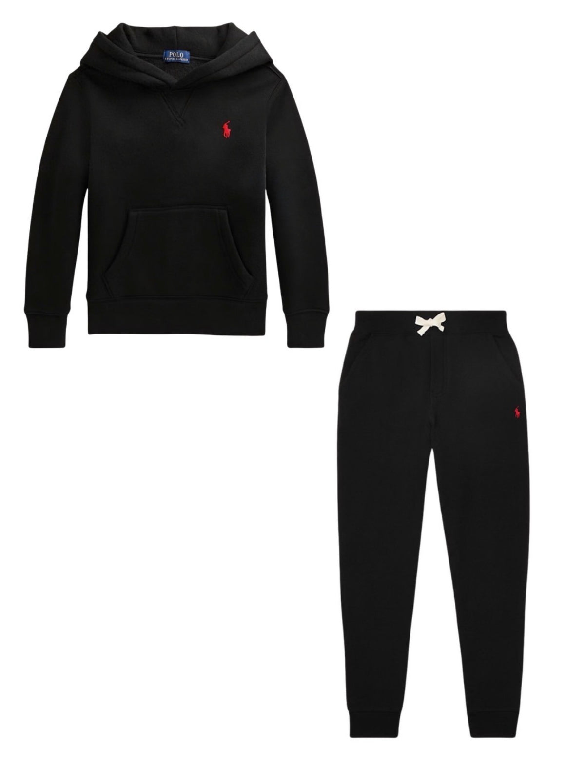 RALPH LAUREN BLACK HOODED TRACKSUIT 49954059