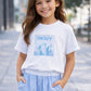 DKNY GIRLS SHORT & T SHIRT SET D62621/D62589
