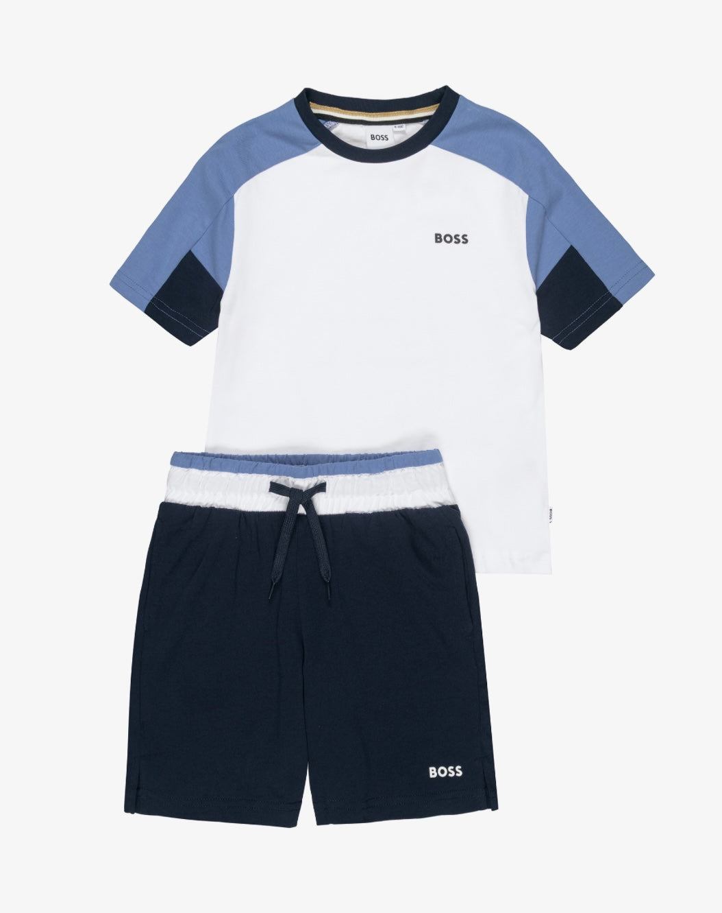 BOSS BOYS NAVY BERMUDA SHORT SET J53006