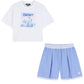 DKNY GIRLS SHORT & T SHIRT SET D62621/D62589