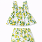 DEOLINDA GIRLS LEMON SHORTS SET