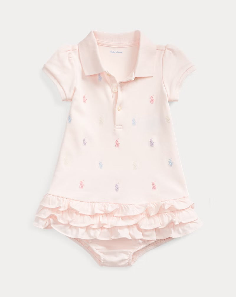 RALPH LAUREN BABY/TODDLER DELICATE PINK DRESS 76237003