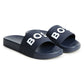 Boss Navy Sliders