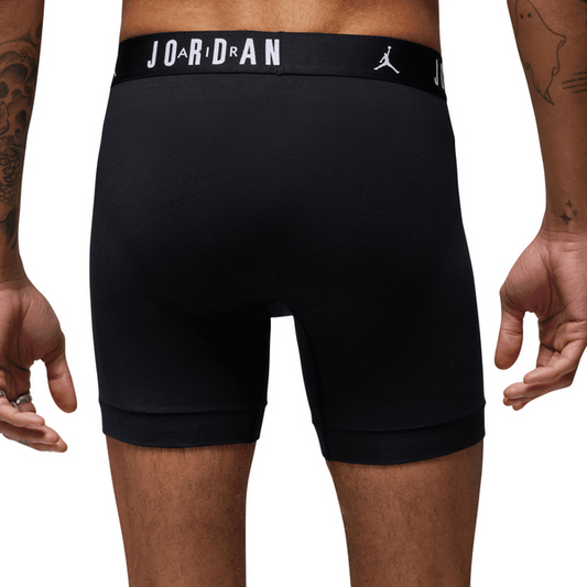 MENS BLACK FLIGHT COTTON CORE 3PK BOXERS JM0622