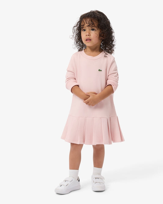 LACOSTE PINK PLEATED SKIRT DRESS 347901